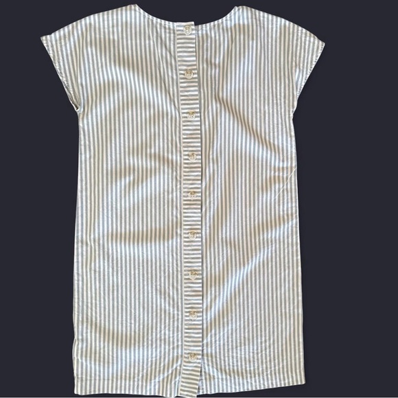 Madewell White & Blue Striped Cotton Dress – Size XS - Picture 4 of 6